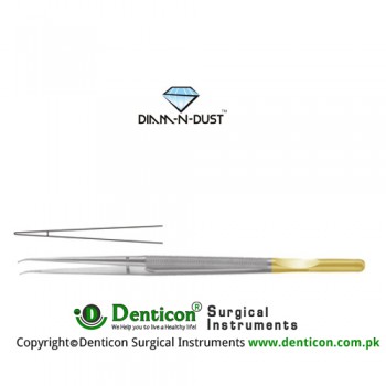 Diam-n-Dust™ Micro Suturing Forcep Straight - With Counter Balance Stainless Steel, 18.5 cm - 7 1/4"